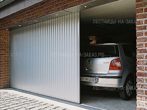 Откатные ворота в гараж